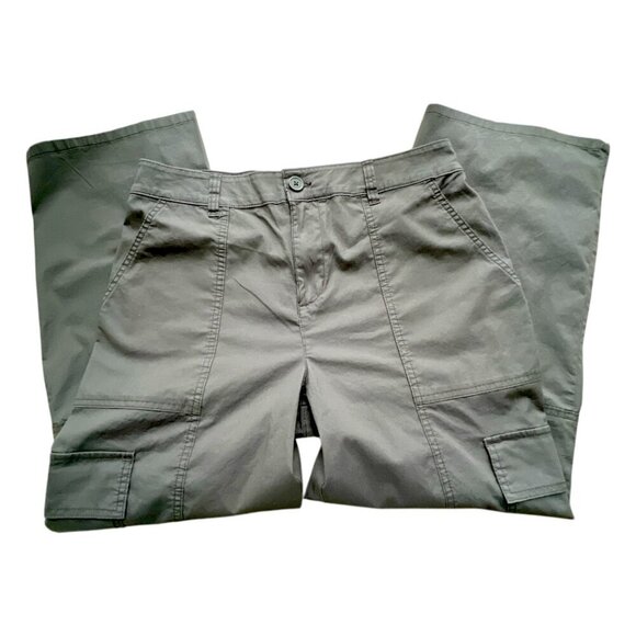 Women's Social Standard by Sanctuary Charcoal Gray Cargo Pants Size Large - Picture 2 of 5